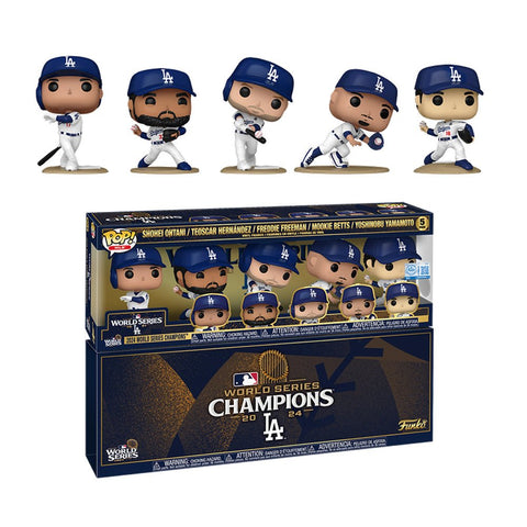 Los Angeles Dodgers 2024 MLB World Series Champions 5 - Pack (Funko Shop Exclusive) Funko Pop - Pop Collectibles