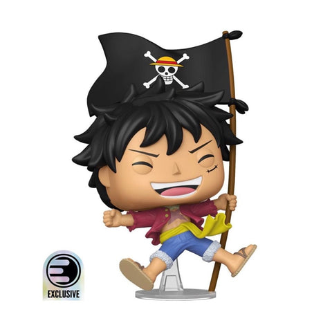 Luffy with Straw Hat Flag (Entertainment Earth Exclusive) Funko Pop - Pop Collectibles