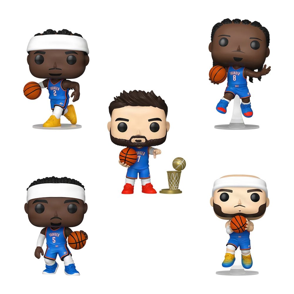 Oklahoma City Thunder |2025 NBA Champions) 5-Pack | Funko