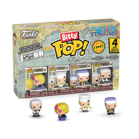 One Piece (Series 3) Bitty Pops – 4 - Pack (Chance of Chase) Funko Pop - Pop Collectibles
