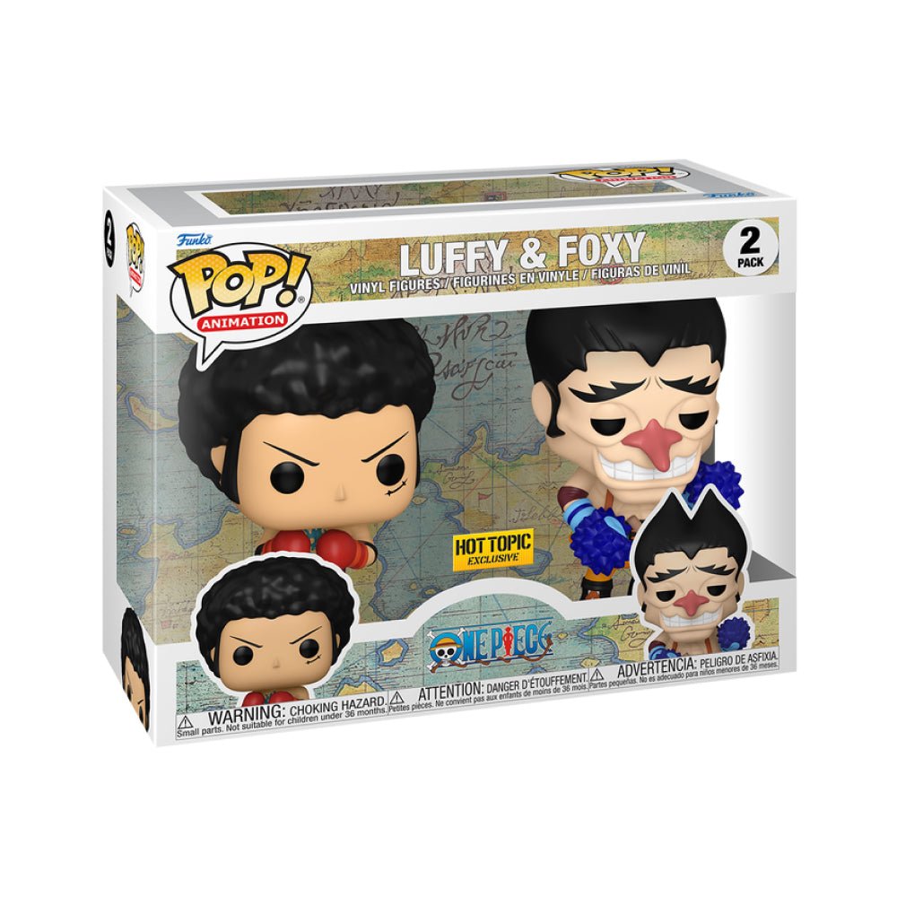 Luffy vs. Foxy One Piece Hot Topic Exclusive Funko Canada Pop Collectibles
