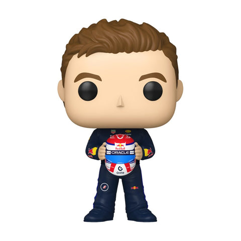 Max Verstappen #17 Funko Pop holding helmet - Oracle Red Bull Racing