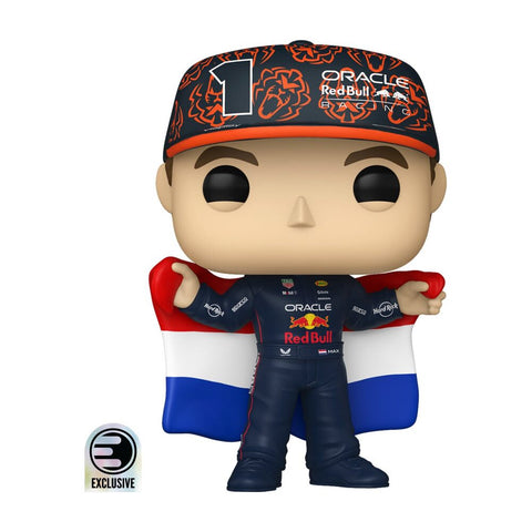 Max Verstappen with Flag Funko Pop EE Exclusive