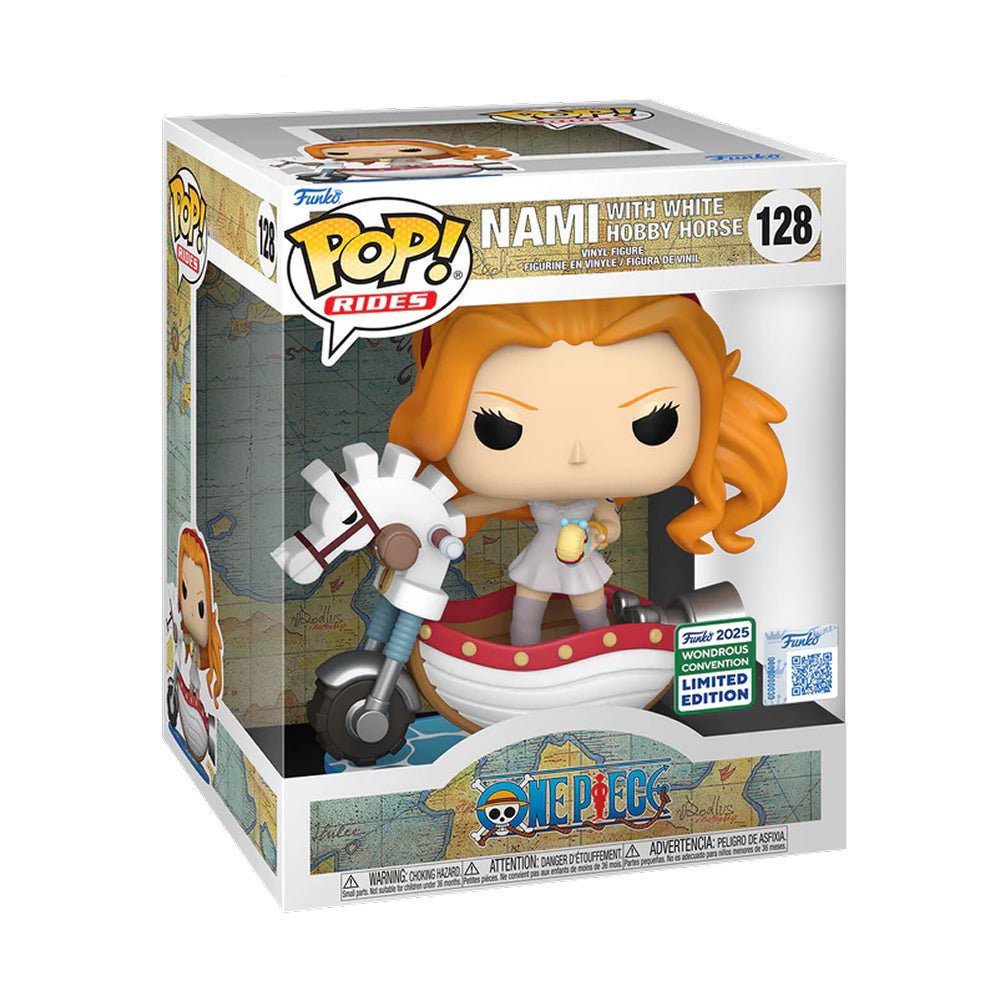 【nami】 Nami with White Hobby Horse | One Piece | Wondercon | Funko