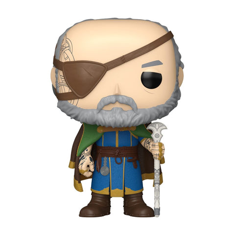 Odin #1342 God of War Ragnarök Funko Pop with eye patch and staff
