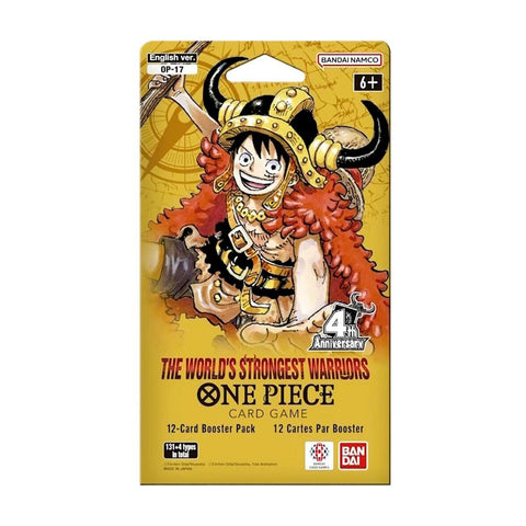 One Piece Card Game OP-17 The World's Strongest Warriors Sleeved Booster Pack English