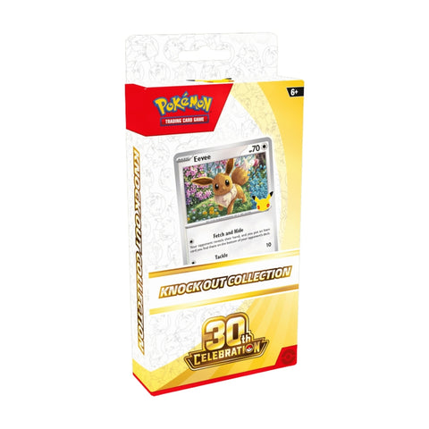 Pokémon TCG 30th Celebration Knock Out Collection with Eevee promo, factory sealed