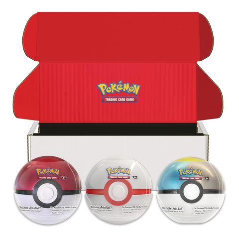 Pokémon TCG: Poké Ball Tin 3-Pack Bundle 2024 (Amazon Exclusive)