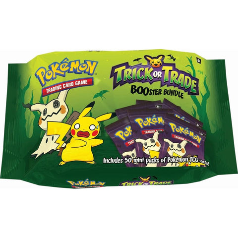 Pokemon TCG Trick or Trade BOOster Bundle 2023 - 50 Mini Packs Factory Sealed