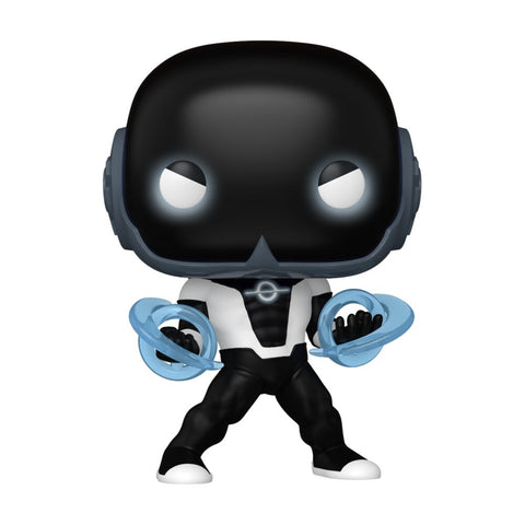 Radiant Black Glow Funko Pop with blue energy rings