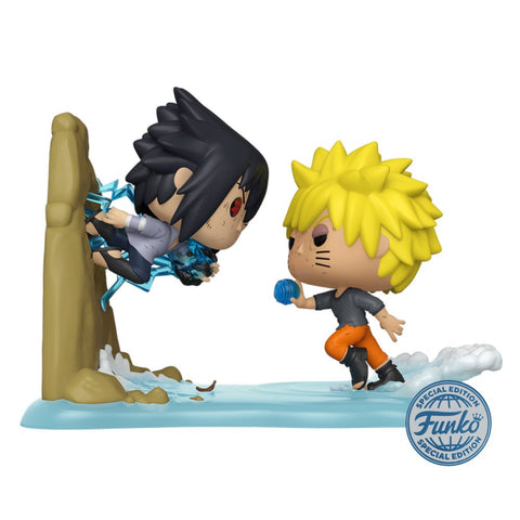 Sasuke vs. Naruto (Anime Moment) Special Edition Exclusive with Protector Funko Pop - Pop Collectibles