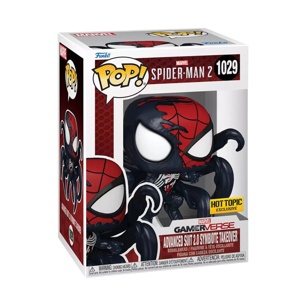 Spider-Man Advanced Suit Symbiote Hot Topic Funko Pop