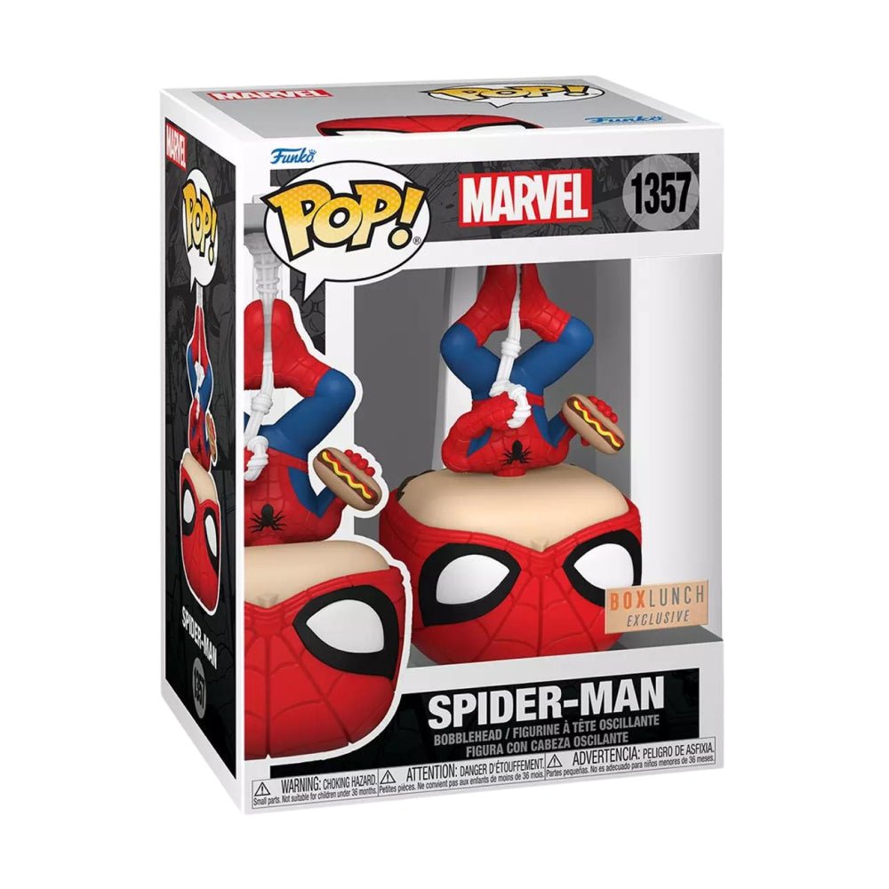Spider-Man with Hotdog | BoxLunch Exclusive | Funko Pop