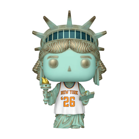 Statue of Liberty New York Knicks 2026 NBA Champions Ring Night Funko Pop