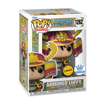 Armored Luffy (Chase Bundle) Funko Exclusive w/ PopShield Magnetic Protector Funko Pop - Pop Collectibles