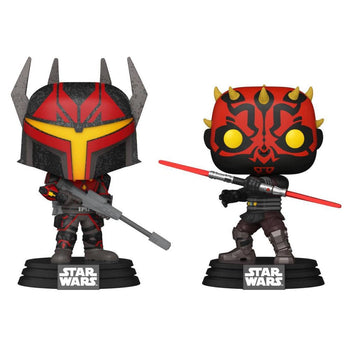 Darth Maul & Gar Saxon (Glow-in-the-dark) Targetcon Exclusive Funko Pop - Pop Collectibles