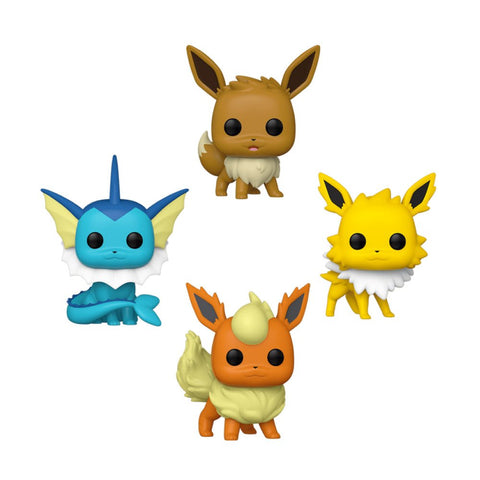 Eevee / Vaporeon / Jolteon / Flareon (4-Pack) Funko Pop - Pop Collectibles