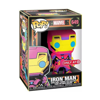 Funko POP! Marvel: Black Light Iron Man (Target Exclusive)