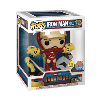 Iron man MK IV with Gantry — Glow in the dark PX Exclusive