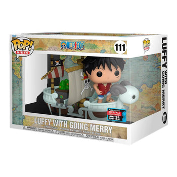 Luffy with Going Merry (NYCC 2022 Shared Convention Exclusive) Funko Pop - Pop Collectibles