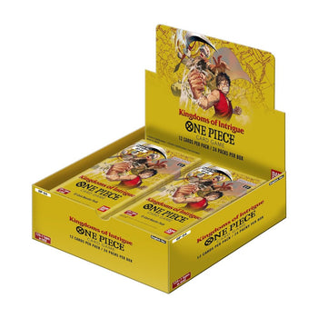 One Piece Card Game OP-04 (English Version) Kingdoms of Intrigue - Sealed Booster Box (24 Packs) Funko Pop - Pop Collectibles