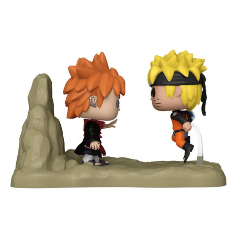 Pain vs. Naruto (Anime Moment) with Protector Funko Pop - Pop Collectibles