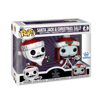 Santa Jack & Christmas Sally (Funko Shop Exclusive) Funko Pop - Pop Collectibles
