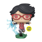 Sarada Uchiha with Sharingan (Entertainment Earth Exclusive) - Glow-in-the-dark Funko Pop - Pop Collectibles