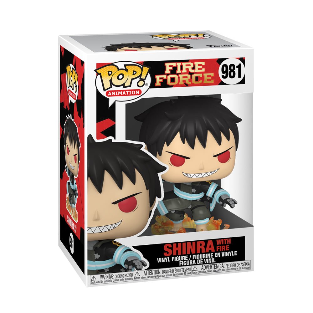 Shinra with Fire | Fire Force | Pop Collectibles Canada
