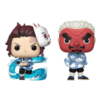 Tanjiro & Urokodaki (SDCC 2023 Shared Convention Exclusive) Funko Pop - Pop Collectibles