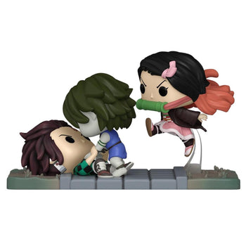 Tanjiro & Nezuko Vs. Temple Demon (Hot Topic Exclusive) Funko Pop - Pop Collectibles