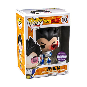 Vegeta (Scouter) Metallic Convention Exclusive Funko Pop - Pop Collectibles