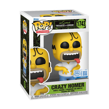 Crazy Homer (Specialty Series Exclusive) Funko Pop - Pop Collectibles