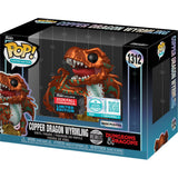 Copper Dragon Wyrmling (Metallic) #1312 Funko Pop Box with 2026 Fall Convention sticker
