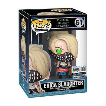 Erica Slaughter #61 Funko Pop Box with 2026 Fall Convention sticker