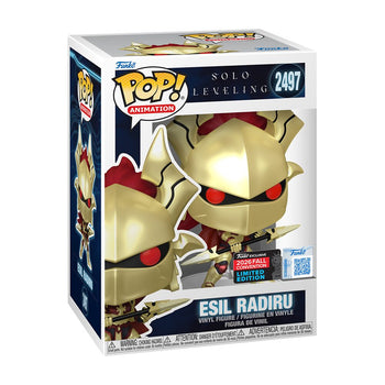 Esil Radiru #2497 Funko Pop Box with 2026 Fall Convention sticker