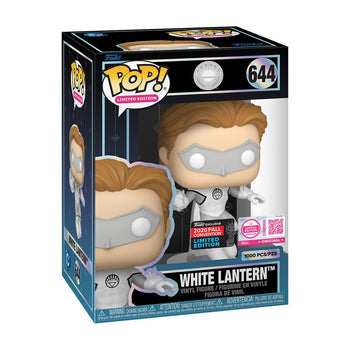 White Lantern #644 Funko Pop Box with 2026 Fall Convention sticker