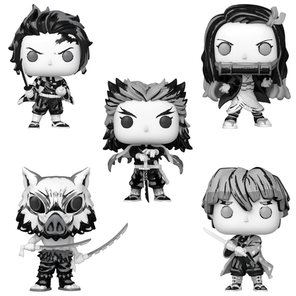 Demon Slayer (Sumi - ink) Common Bundle Funko Pop - Pop Collectibles