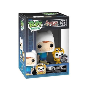 Freddy & Proto as Finn and Jake (NFT Physical Exclusive) 1,271 Limited - Edition Funko Pop - Pop Collectibles