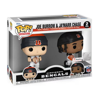 Joe Burrow & Ja’Marr Chase (Fanatics Exclusive) 2 - Pack Funko Pop - Pop Collectibles