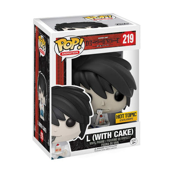 L (With Cake) Hot Topic Exclusive Funko Pop - Pop Collectibles