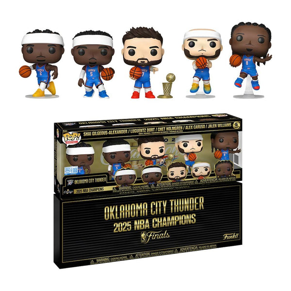 スポーツ選手 Funko Pop! NBA Oklahoma City Thunder |2025 NBA Champions) 5-Pack | Funko