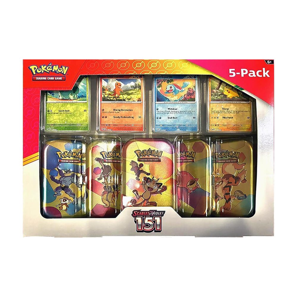 Pokemon TCG: Scarlet & Violet 151 Mini Tins 5-Pack with P | Pop Canada Pop Collectibles Pokemon TCG: Scarlet & Violet 151 Mini Tins 5-Pack with P | Pop Canada Pop Collectibles