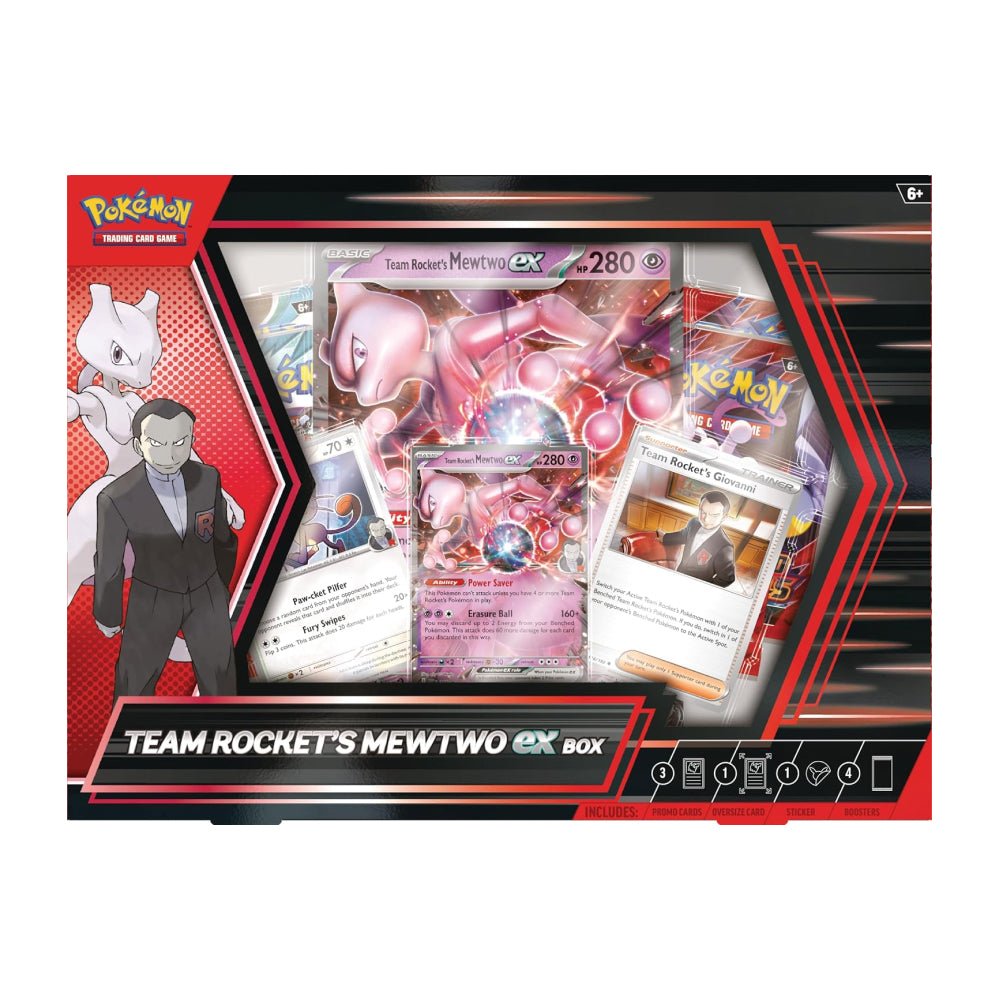 pokémon trading card game mew v box exclusive Pokemon TCG: Team Rocket's Mewtwo EX Box (Factory Sealed) – Pop Collectibles