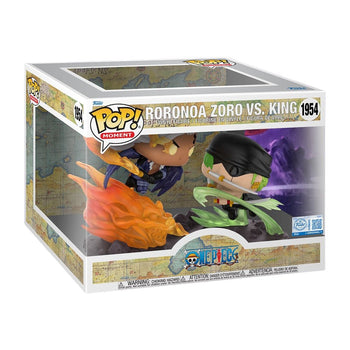 Roronoa Zoro vs. King (Anime Moment) with Protector Funko Pop - Pop Collectibles