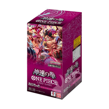 One Piece Card Game OP - 11 (Japanese Version) A Fist of Divine Speed - Sealed Booster Box (24 Packs) Funko Pop - Pop Collectibles