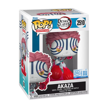 Akaza #2510 Explosive Flurry Demon Slayer Special Edition Funko Pop Box