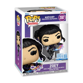 Zoey #2587 HUNTR/X KPop Demon Hunters Funko Shop Exclusive Funko Pop Box