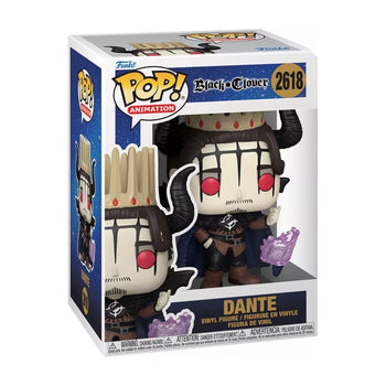 Dante #2618 Black Clover Dark Triad Funko Pop Box