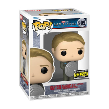 Captian America with Prototype Shield Funko Pop Box